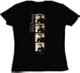 JOHNNY CASH - Photo Strip - Black Vintage Women's / Girls T-shirt (Girlie / Babydoll)