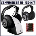 Sennheiser RS130 Stereo Wireless Headphones + Accessory Kit