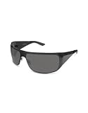 Gucci Crest Rectangular Metal Sunglasses shiny black brown by Gucci