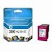 HP No.300 Tri-Colour Ink Cartridge with Vivera Inks (Yield 165 pages)