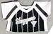 Black & White Baseball Jersey fits Webkinz, Shining Star & 8"-10" Make Your Own Stuffed Animals