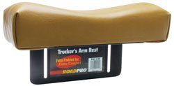 Roadpro add-on vinyl arm rest - brown