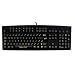 Accuratus 260 Usb High Visibility Upper Case Keyboard - Blac