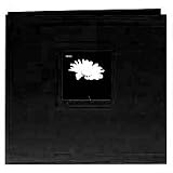 Pioneer 12-inch by 12-inch Deep Black Frame Cover Memory Book
