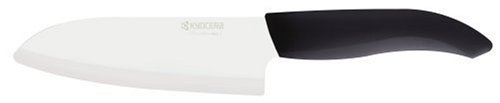 Kyocera Revolution Series Knives, 5-1/2-inch Santoku Knife, White Blade