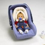Ribbed Fleece Double Headrest