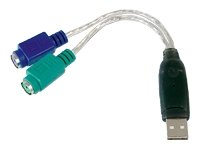 Digitus DA-70118 USB to PS2 Adapter/USB AM to 2x Mini-DIN 6F Preisvergleich