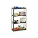 Iceberg Enterprises 20842 Four-Shelf Open Storage System, 32 in.x13 in.x54 in., Charcoal Gray