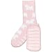 Bichon Frise Pink No Slip Slipper Socks Fits Size 9 -11