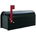 Heavy Duty Steel Mailbox, Black