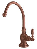 Hampton Cold Water Filtration Faucet with Lever Handle Finish: Antique Copper