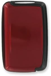 Red Fashionable Swivel Scansafe Wallet. Avoid I.D. Theft with a Flip! Keep All Your Credit and I.D. Cards Organized in One Personal Data Protector. Swivel Action Case Holds Multiple Cards in Hard-shell Casing with Sure-snap Latch Closure. Made of Durable Aluminum Alloy with Certified Rfid Protection. Fits in Purse, Pocket or Anywhere for Those on the Go. 4.5" X 3" X 0.75".