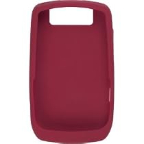 RIM Cell Phone Skin for BlackBerry Curve 8900 - Rubber - Dark Red