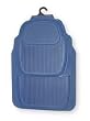 Westward 1EBA4 Floor Mat Set Of 4, Nitrate Rubber, Blue