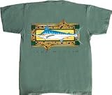 Flying Fisherman Native Angler Collection Blue Marlin Short Sleeve Tee Shirt T1549 Large