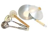 Carbon Steel 10 Mini Wok - 5 Pc Set, USA made