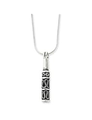 Sterling Silver Antiqued Fancy Necklace QG2086-16"