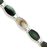 Sterling Silver Abalone Pendant w/Chain