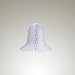 9 White Westminster Tissue Bells Wedding Decorations - Package of 12