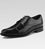 Sartorial Leather Toe Cap Lace Up Shoes