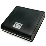 Digital Display Black Leather Cigar Humidor