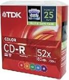 TDK 25 CD-R Multicolor Pack