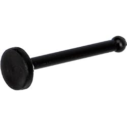 20 Gauge Black Flat Bioplast Nose Retainer