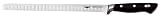 Paderno World Cuisine 11 7/8 Salmon Slicing Knife, Scalloped with Forged Blade