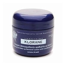 Klorane Soothing Eye Make-Up Remover Pads W/cornflower