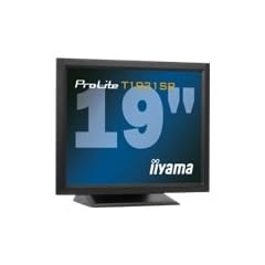 Iiyama ProLite T1931SR 48,3cm (19 Zoll) Touchscreen Monitor DVI-D (Kontrast dyn. 900:1, 5ms Reaktionszeit) schwarz