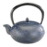 Joyce Chen 11-Ounce Japanese Tetsubin Cast-Iron Wave Teapot, Blue by Joyce Chen