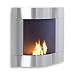 Chimo Fireplace - Stainless Steel Fireplace for Ethanol Fuel (stainless steel) (27 H x 27 W x 6.25 D)