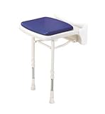 AKW Medicare 02200P 2000 Series Shower Seat Compact Padded Seat Blue 15 Inch W AKW Medicare 02200P 2000 Series Shower Seat Compact Padded Seat Blue 15 Inch W