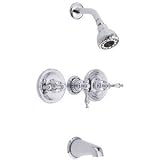 Danze D500255 Sheridan Three-Handle Tub and Shower Faucet, Chrome