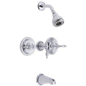 Danze D500255 Sheridan Three-Handle Tub and Shower Faucet, Chrome