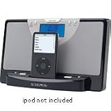 AUDIOVOX CE609CR Universal Thunder Docking Station with AM/FM Clock Radio