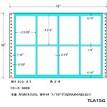 東洋印刷 タックフォームラベル 15インチ ×10インチ 8面付(1ケース500折) TLA15G