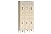 Tools & Hardware : Double Tier Republic Locker 12x12x30 6 Door Ready To Assemble Tan