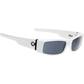Mens Spy Optic Sunglasses Hielo Sunglasses White Gloss_Grey