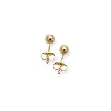 14kYellowGold4mmBallStudEarrings,HYPOALLERGENIC14ktGOLDALLOY