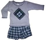 Girls Boutique Clothing - Team Prep 2pc Skort Set - Lounge wear for comfy! Girl's Clothing Sets