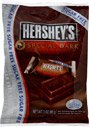 Hersheys Dark Chocolate Candy Sugar Free, 3 oz 