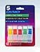 Dymo(R) Model 728414 Assorted Glossy Finish Labeling Tapes, 3/8in. x 4ft., Pack Of 5