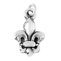 Buy Sterling Silver Fleur-de-Lis Charm by Bob Siemon by Amazon.com Collection