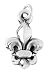 Sterling Silver Fleur-de-Lis Charm by Bob Siemon