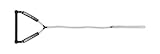 Barefoot International 15-Inch Barefoot Handle with 100-Feet Spectra Fusion Combo