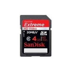 SanDisk Extreme SDHC 4GB Class 10 Speicherkarte
