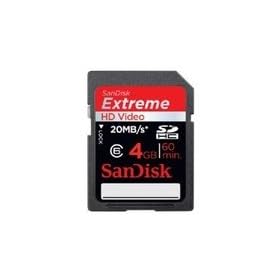 SanDisk Extreme HD Video SDHC 4GB Card