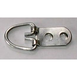 50 EXTRA HEAVY DUTY 2 Hole D Ring / Triangle Picture Frame Hanger W/screws