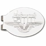 Indianapolis Motor Speedway Laser Engraved Oval Money Clip